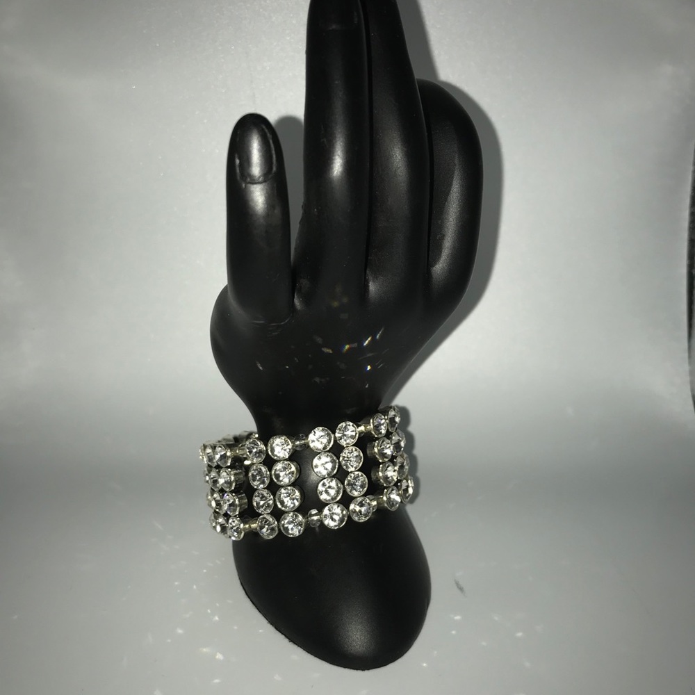 Double Rhinestone Bracelet